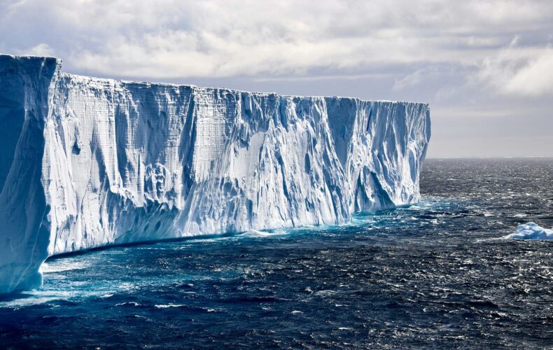 The ice meets the sea